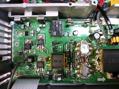 Fig.1: Top view of PA Unit. Click for larger image. Photo by K2UM.