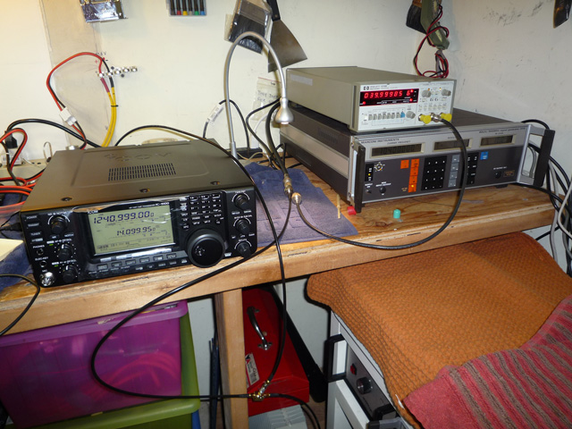 Fig.5: Testing MDS at 1.24 GHz.